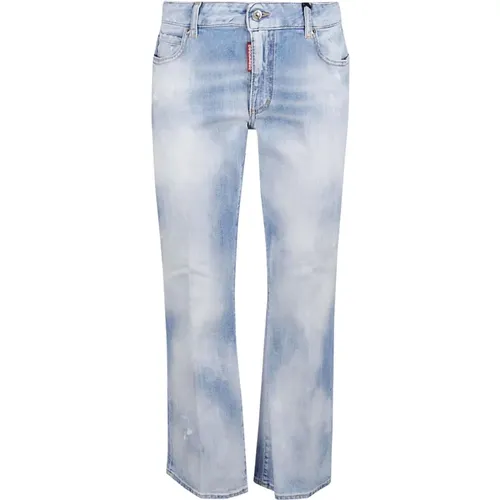 Retro Charm Bell Bottom Jeans , Damen, Größe: S - Dsquared2 - Modalova