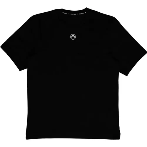 Bio-Baumwoll-T-Shirt , Herren, Größe: XL - Marine Serre - Modalova