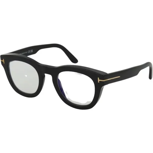 Mutige Runde Optische Brille in Schwarz - Tom Ford - Modalova
