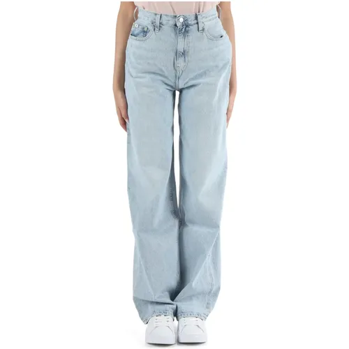 High Rise Relaxed Jeans , Damen, Größe: W29 - Calvin Klein Jeans - Modalova