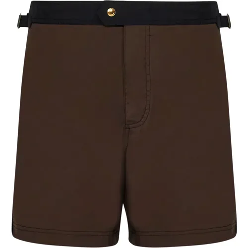 Luxury Swim Shorts Aw24 , male, Sizes: M, XL, L, S - Tom Ford - Modalova