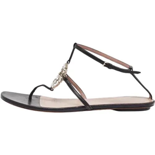 Pre-owned Leder sandals - Gucci Vintage - Modalova