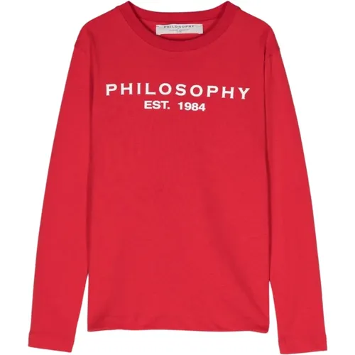 Rote T-Shirts und Polos von Lorenzo Serafini - Philosophy di Lorenzo Serafini - Modalova