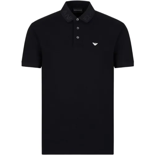 Klassisches Polo-Shirt für Männer , Herren, Größe: XL - Emporio Armani - Modalova