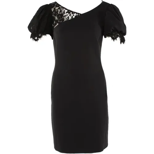 Schwarzes Kleid mit 96% Polyester - pinko - Modalova