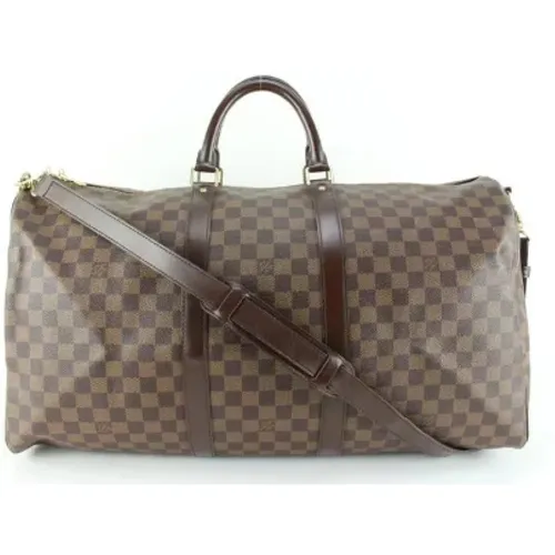 Used Weekend Bag, Mb1006, Made in France, Length: 22 , unisex, Sizes: ONE SIZE - Louis Vuitton Vintage - Modalova