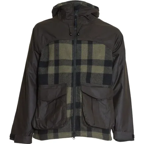 Black, Brown Men`s Jackets Coats Aw23 , male, Sizes: L, XS - Filson - Modalova