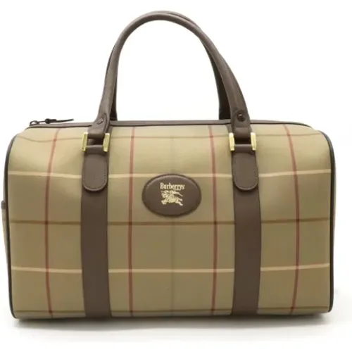 Pre-owned Canvas burberry-bags , female, Sizes: ONE SIZE - Burberry Vintage - Modalova