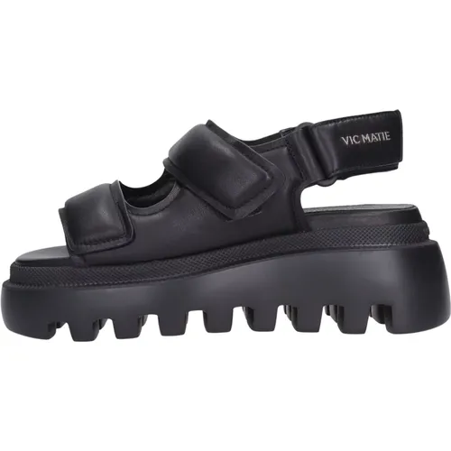 Sandalen Schwarz , Damen, Größe: 37 EU - Vic Matié - Modalova