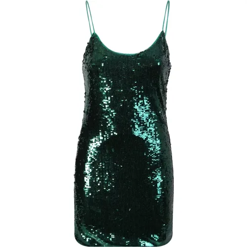 Emerald Nella Kleid von Alice+Olivia; Mit Pailletten bedeckt und bietet ein mutiges und exklusives Design - alice + olivia - Modalova
