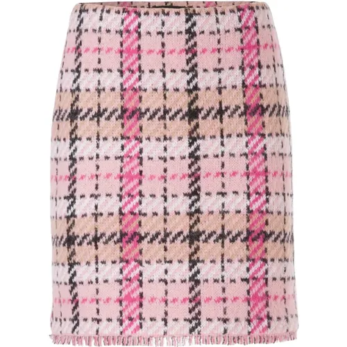 Jacquard Knit Mini Skirt , female, Sizes: M, L, S - Marc Cain - Modalova