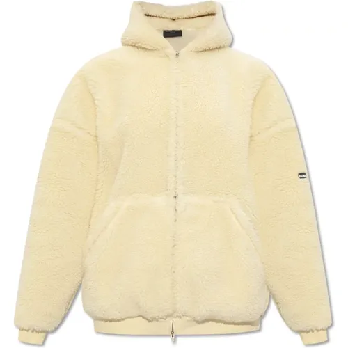 Fleece hoodie , female, Sizes: XL - Balenciaga - Modalova