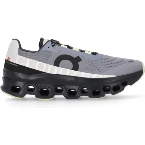 Graue Tech-Stoff Sneakers mit Cloud Tech Sohle , Herren, Größe: 43 EU - ON Running - Modalova