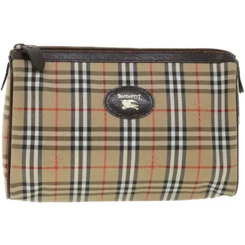 Pre-owned Canvas clutches , Damen, Größe: ONE Size - Burberry Vintage - Modalova