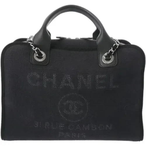 Pre-owned Canvas chanel-bags , female, Sizes: ONE SIZE - Chanel Vintage - Modalova