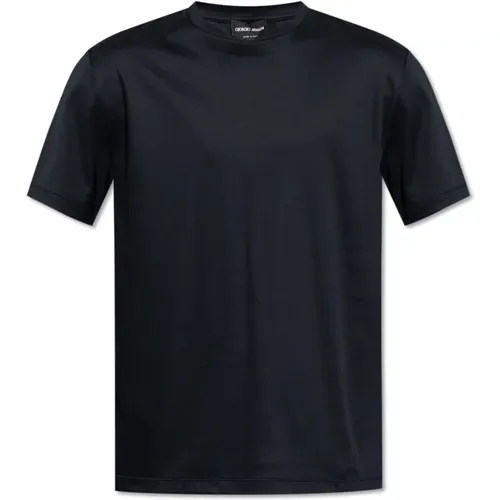 Baumwoll T-shirt , Herren, Größe: XL - Giorgio Armani - Modalova