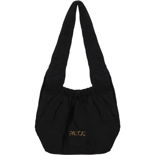 Gold Logo Schultertasche mit breiten Trägern - Patou - Modalova