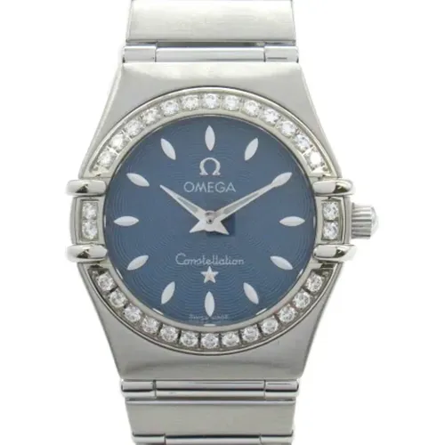 Pre-owned Stainless Steel watches , female, Sizes: ONE SIZE - Omega Vintage - Modalova