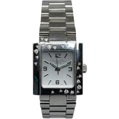 Pre-owned Stainless Steel watches , female, Sizes: ONE SIZE - Dior Vintage - Modalova