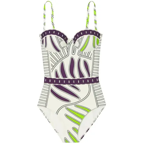 Multicolored Sea Clothing Swimsuit , female, Sizes: S - TORY BURCH - Modalova