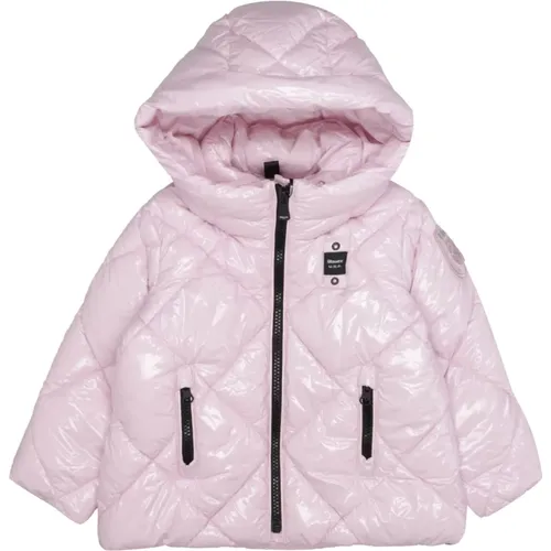 Rosa Junior Grew Diamant Jacke - Blauer - Modalova