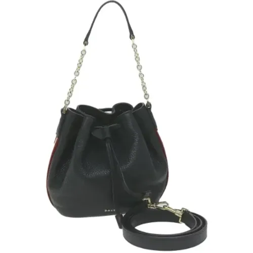 Pre-owned Leder Schultertasche , Damen, Größe: ONE Size - Bally Pre-owned - Modalova