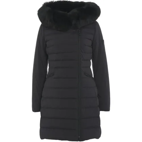 Schwarze Jacke Aw24 Damenmode - Peuterey - Modalova