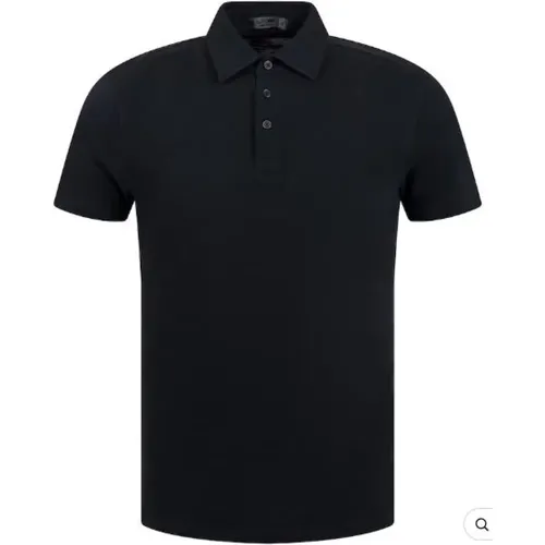 Monochrome Polo Shirt Onyx Baumwolle Kurzarm , Herren, Größe: M - G/Fore - Modalova