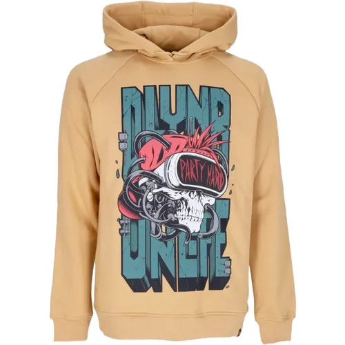 Skull Hoodie Party Stil , Herren, Größe: XL - Dolly Noire - Modalova