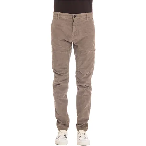 Grey Corduroy Trousers with Ergonomic Fit , male, Sizes: L, S, XL, M - C.P. Company - Modalova