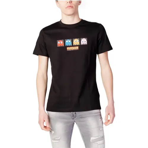 Schwarzes Print T-Shirt für Männer - Antony Morato - Modalova