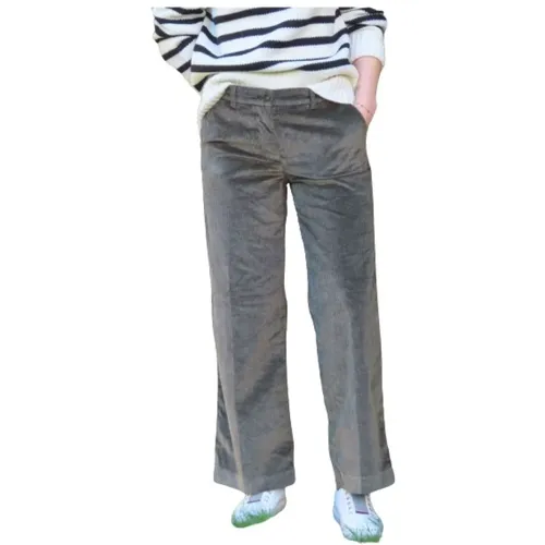 Wide Corduroy Trousers , female, Sizes: L, XS, M, S - Mason's - Modalova