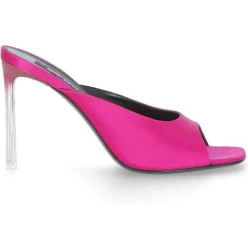 Fuchsia Leder High Heels - Sergio Rossi - Modalova