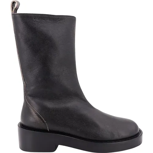 Leather Ankle Boots , female, Sizes: 7 UK, 6 UK - Courrèges - Modalova