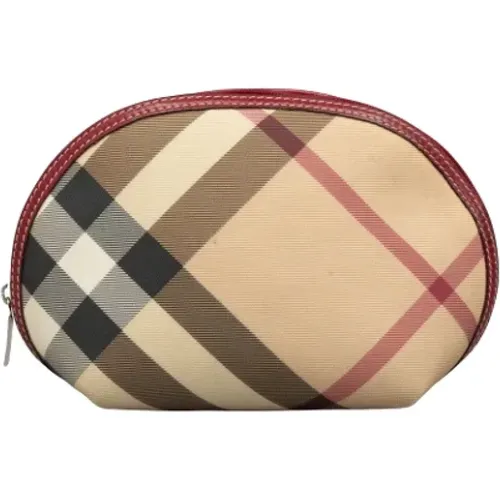 Pre-owned Canvas clutches , female, Sizes: ONE SIZE - Burberry Vintage - Modalova