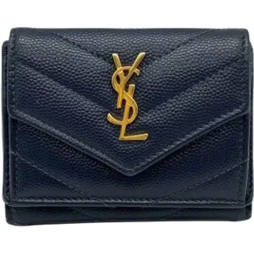 Pre-owned Leather wallets , female, Sizes: ONE SIZE - Yves Saint Laurent Vintage - Modalova