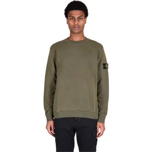 Baumwoll-Sweatshirts , Herren, Größe: L - Stone Island - Modalova