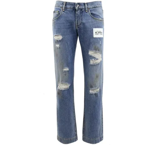 Slim-fit Jeans , male, Sizes: S, L, XS, M - Dolce & Gabbana - Modalova