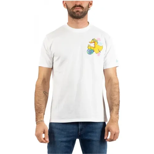 Herren Casual T-Shirt Saint Barth - Saint Barth - Modalova