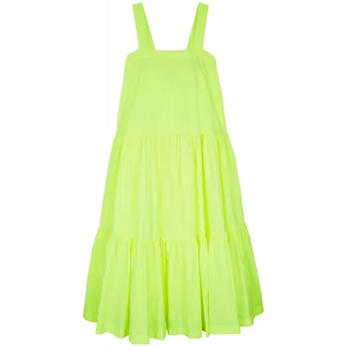 Kuai Technical Neon Yellow Long Dress , female, Sizes: XS, S - Mira Mikati - Modalova