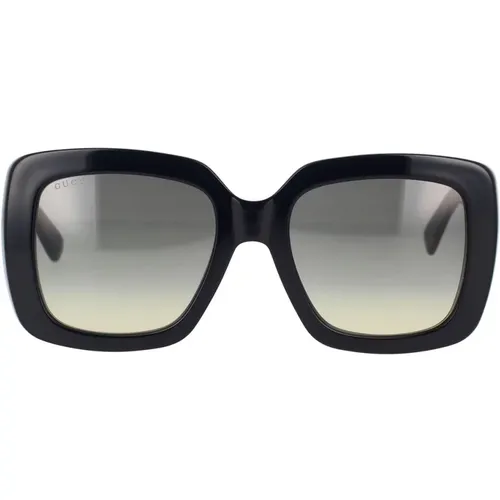 Square Sunglasses with GG Style Signature , female, Sizes: 53 MM - Gucci - Modalova