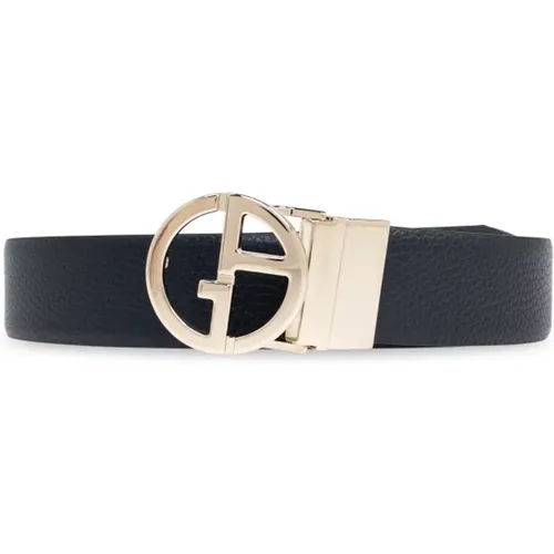 Reversible belt , male, Sizes: ONE SIZE - Giorgio Armani - Modalova