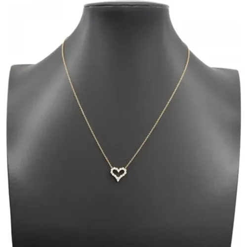 Pre-owned Gold necklaces , female, Sizes: ONE SIZE - Tiffany & Co. Pre-owned - Modalova