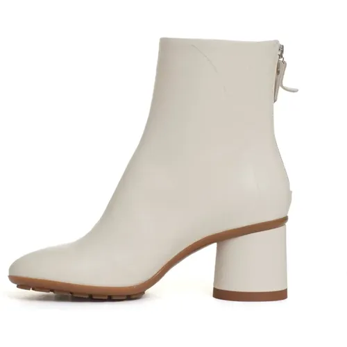 Leather Ankle Boots Elegant Style , female, Sizes: 6 UK, 2 UK, 7 UK, 5 UK, 3 UK, 4 1/2 UK, 4 UK - AGL - Modalova