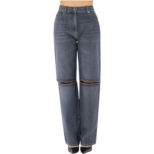 Ausgeschnittene Jeans , Damen, Größe: XS - JW Anderson - Modalova