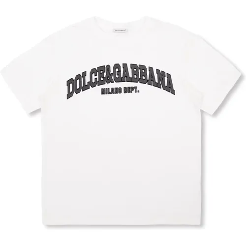 T-Shirt mit Logo Dolce & Gabbana - Dolce & Gabbana - Modalova