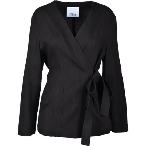 Dark Blazer for Women , female, Sizes: S - Erika Cavallini - Modalova