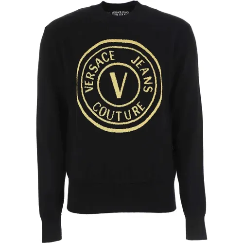 Sweaters for Men , male, Sizes: L, M, S - Versace Jeans Couture - Modalova