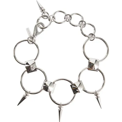 Spike Pendant Silver Necklace , female, Sizes: ONE SIZE - Junya Watanabe - Modalova