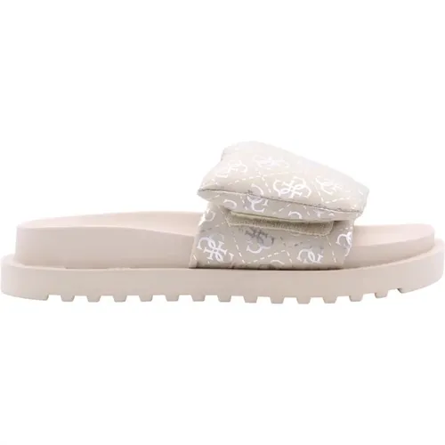 Comfortable Slipper for Everyday Wear , female, Sizes: 4 UK, 6 UK, 7 UK, 5 UK, 8 UK, 3 UK - Guess - Modalova